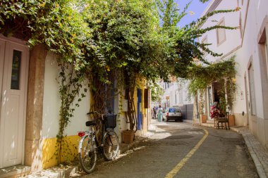 Portekiz 'in Tavira şehrinin manzarası