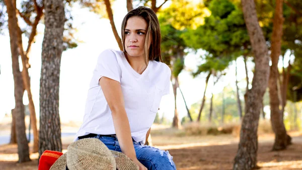 Retrato Una Joven Parque — Foto de Stock