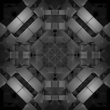 Minimalist soyut 3d arka plan kaplama kaplama karoları, arkaplan fayansları, mozaik, kaleydoskop, psikoloji testi. Kartpostallar ve dekorasyon için.