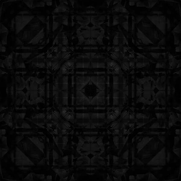 Minimalistické Abstraktní Pozadí Černobílé Obklady Dlaždice Pozadí Dlaždice Mozaika Kaleidoskop — Stock fotografie