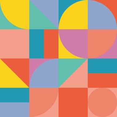 Web pankartı, iş sunumu, marka paketi, kumaş baskısı, duvar kağıdı için İskandinav tarzı soyut vektör tasarımı