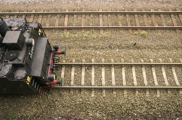 Szczecin Poland March 2019 Old Steam Train Historic Berlin Szczecin — Stock Photo, Image