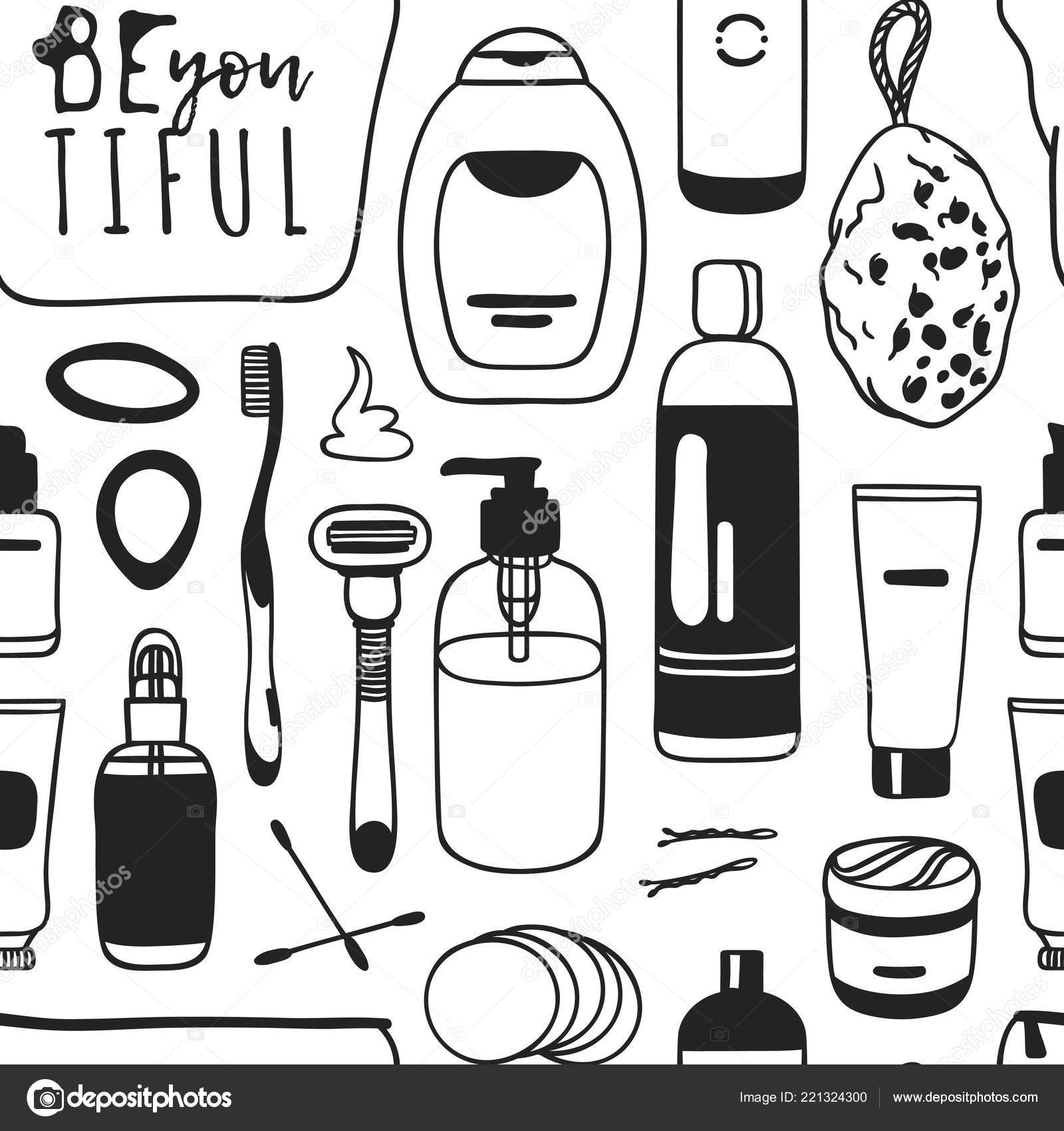 Hand Drawn Seamless Pattern Cosmetics Vector Illustration Actual Background Beauty Vector Image By C Pomolchim Vector Stock Hand Drawn Seamless Pattern Cosmetics Vector Illustration Actual Background Beauty Vector Image By C Pomolchim Vector Stock