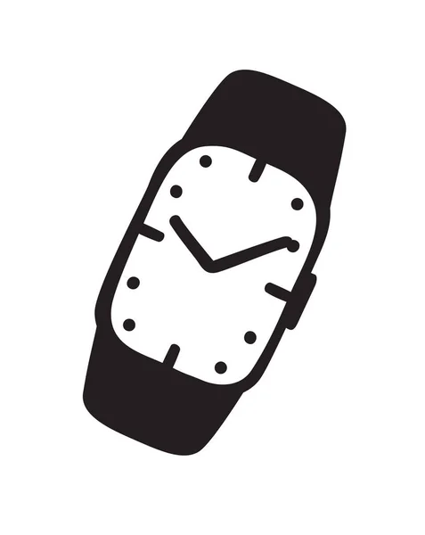 Handgezeichnete Uhr Doodle Vektoruhren Künstlerisches Zeichenobjekt Kreative Tintenkunstwerke — Stockvektor