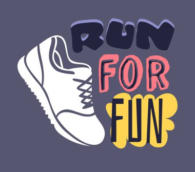 Metin şablonu tasarım spor motivasyon alıntı, poster, tişört veya kart için olumlu tipografi ile için. Vektör