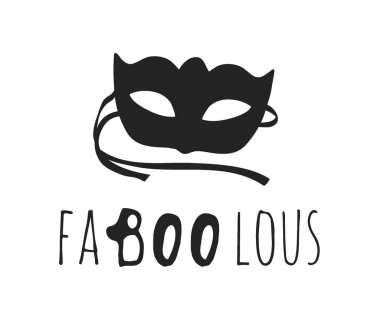 dizi düz Cadılar Bayramı simgeler, siyah ve beyaz, vektör çizim 