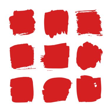 El Dikişsiz desen tasarım kullanmak için çekilmiş. Vektör doodle kareler. Soyut karakalem. Sanatsal illüstrasyon grunge öğeleri 