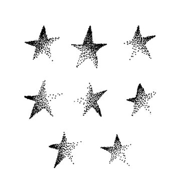 Elle çizilmiş seamless modeli. Soyut doodle arka plan. Vektör sanat illüstrasyon yıldız - vektör