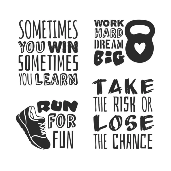 Nunca desista de cartazes tipográficos com citações positivas com design de  camisetas de motivação de vida