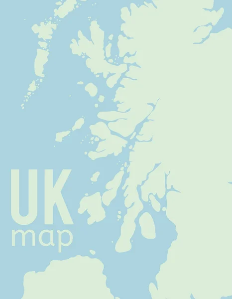 Carte Vectorielle Royaume Uni Gravure Grande Bretagne Vecteur — Image vectorielle