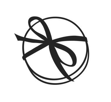 Elle çizilmiş moda illüstrasyon romantik hediye kutusu beyaz arka plan üzerinde izole. Yaratıcı mürekkep sanat eseri. Gerçek vektör çizim tatil şeylerden. Sevgililer günün kutlu olsun ayarla