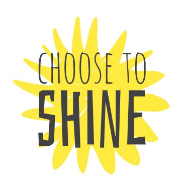 Düzenlenmiş güneş illüstrasyon Doodle stil öğesi ve yaz teklif ver. Sarı güneş sistemi nesneleri pozitif metin Seç parlaklık ile