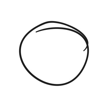 Elle çizilmiş nesneleri tasarım kullanmak için set. Siyah vektör doodle CI