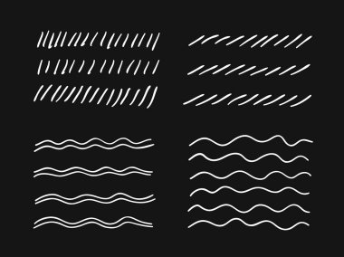 Elle çizilmiş nesneleri tasarım kullanmak için set. Beyaz vektör doodle li