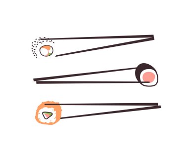 El çizilmiş illüstrasyon deniz ürünleri. Yaratıcı mürekkep sanat çalışması Asya di