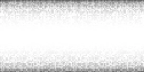 Horizontales Halbtonmuster. Hintergrund mit halbtoniger Random-Dots-Textur. Grunge-Kulisse. Technologie-Design-Element. Vektorillustration — Stockvektor