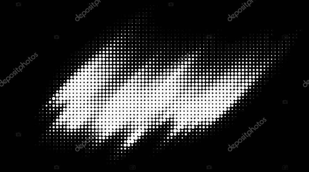 Grunge halftone spot. Black and white circle dots texture background. Spotted vector abstract texture.