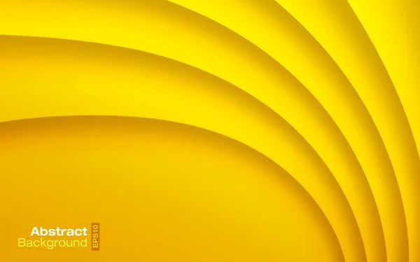Κίτρινο Φωτεινό Χρώμα Κυματιστό Φόντο Επαγγελματική Κάρτα Μοντέρνο Μοτίβο Χαρτί — Διανυσματικό Αρχείο