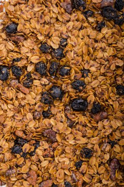 Fındık, gıda fotoğraf, gıda hisse senedi ile fırında pişmiş granola