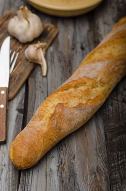 Baget leziz çıtır çıtır, gıda Fotoğrafçılık, vintage gıda hisse senedi