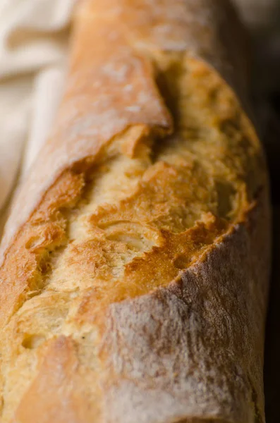 Vers Stokbrood Delish Krokant Food Fotografie Vintage Voedsel Voorraad — Stockfoto