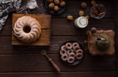 Maymun ekmek gıda fotoğrafçılığı, lezzetli tatlı pasta