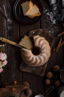 Maymun ekmek gıda fotoğrafçılığı, lezzetli tatlı pasta