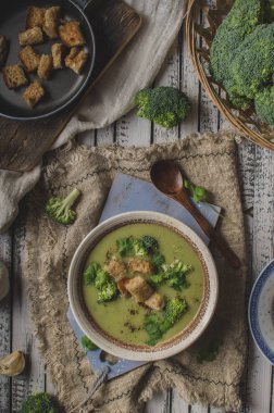 Lezzetli çorba ana yemek, gıda fotoğraf, ev yapımı yiyecek
