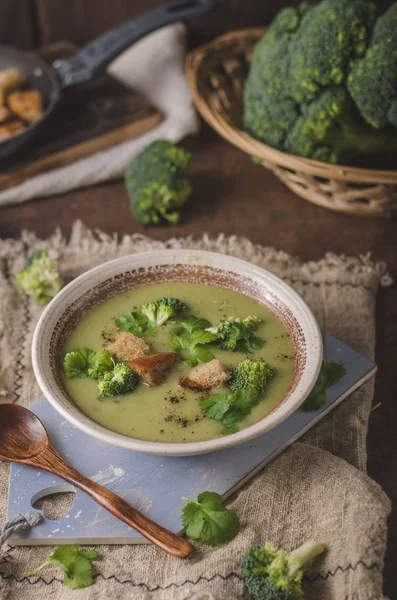 Köstliche Suppe Hauptgericht Food Fotografie Hausgemachtes Essen — Stockfoto