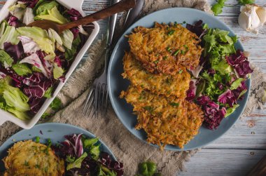 Ev yapımı gevrek patates krep