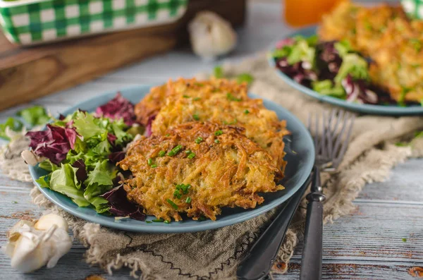 Ev yapımı gevrek patates krep