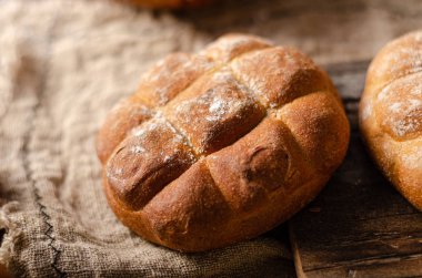 ev yapımı Çörekler fırından yeni çıkmış