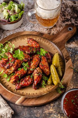 ızgara tavuk kanadı