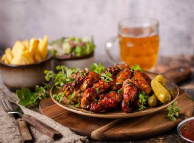 ızgara tavuk kanadı