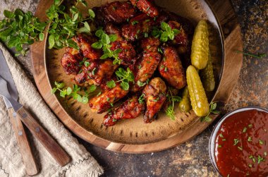 ızgara tavuk kanadı