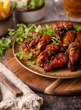 ızgara tavuk kanadı