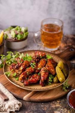 ızgara tavuk kanadı