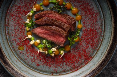 Sığır eti biftek gıda stil