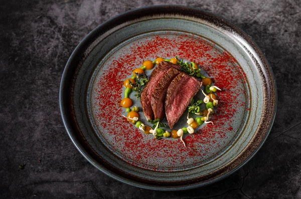 Sığır eti biftek gıda stil — Stok fotoğraf