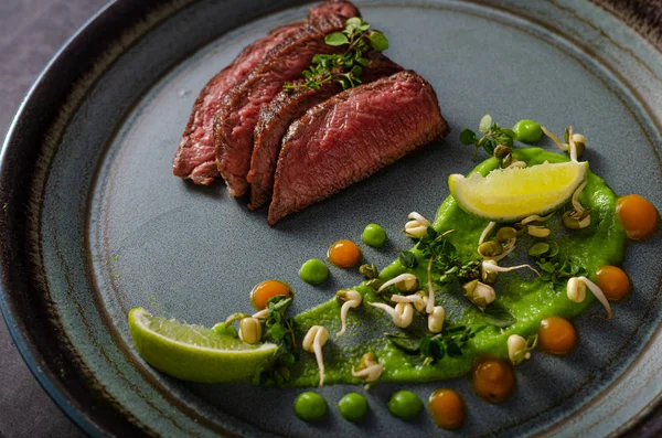 Beef Steak Food Styling — Stockfoto