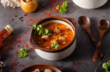 Kabak biberli çorba.