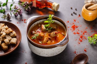 Kabak biberli çorba.