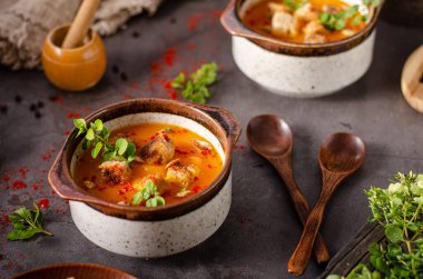 Kabak biberli çorba.