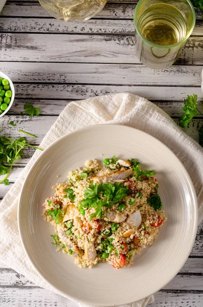 Couscous con pollo — Foto de Stock