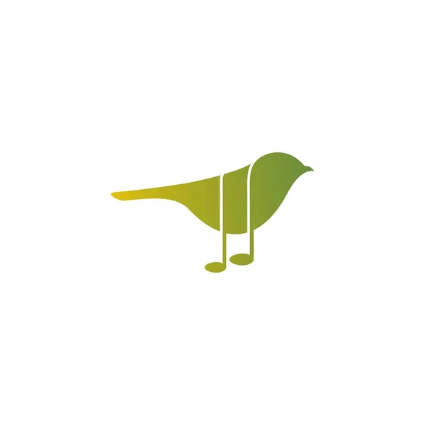 unique bird logos and musical notes