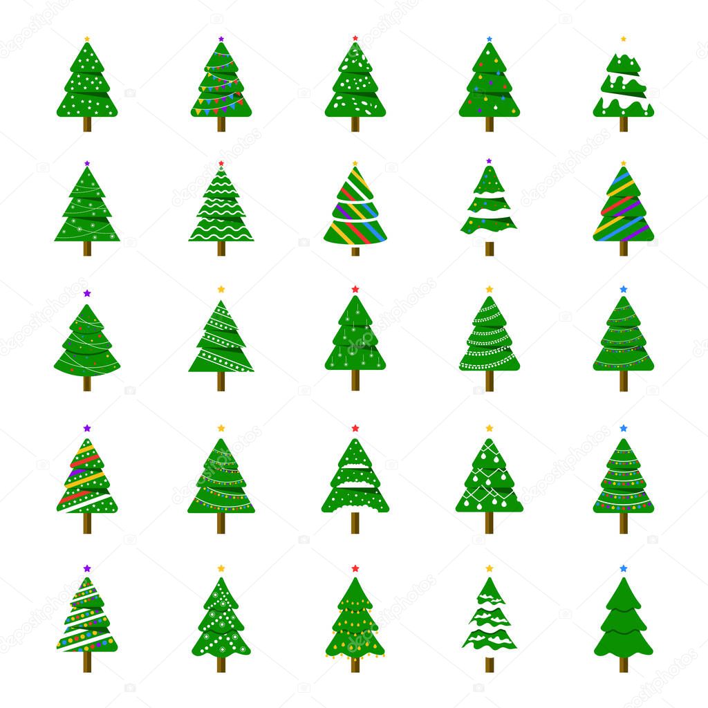 . An eye soothing christmas trees pack is here to get and enjoy best designing. Via holding this set you will be amazed to see editable quality and beautiful designing also. Get hold on this set and enjoy designing! 
