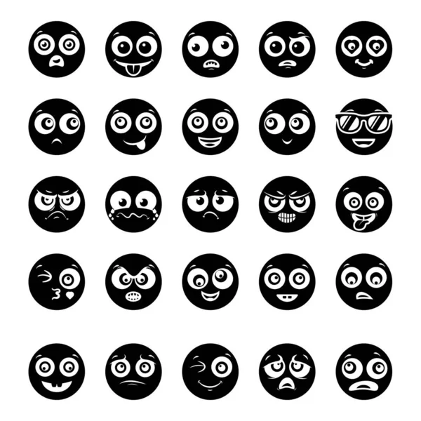 Hope You Pretty Much Aware Emojis Here Presented Cute Emoticons — Stock Vector