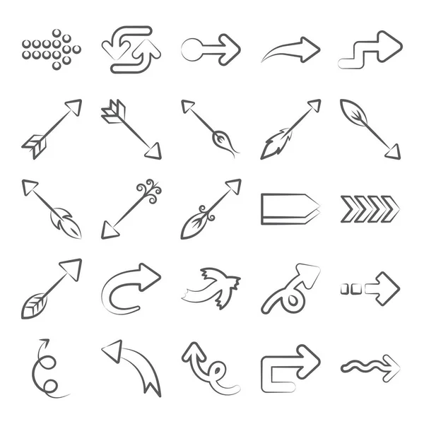 令人惊叹的方向性箭头将使你的任务值得你抓取和难以置信 获取这些可编辑箭头集 并在传单 博客和所有相关项目中使用 现在下载 — 图库矢量图片