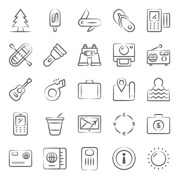 Get these travel and hotels line icons encompassing a variety of editable vectors which you can't miss to catch them. Hold it and use it accordingly to your projects.