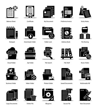 Dosyalar ve klasör simgeleri burada moda le olarak sunulmaktadır. Bu kümenin içinden, bilgisayarınızdaki her diske, klasöre ve dosyaya erişiminiz var. Bu tamamen düzenlenebilir, bu yüzden bu sete tutunabilir ve yeni fantastik bir projenin tadını çıkarabilirsiniz..